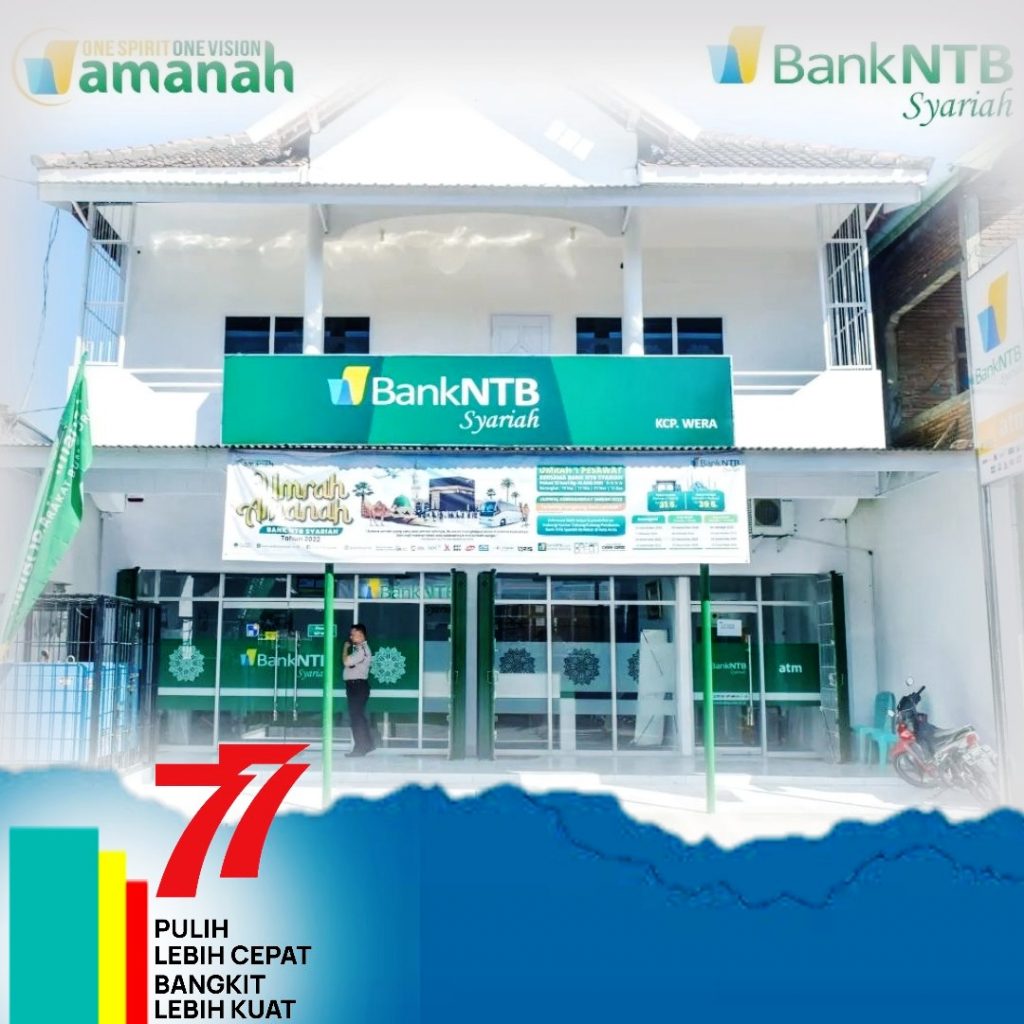 Bank NTB Syariah Kantor Cabang Pembantu (KCP) Wera. (Ist)