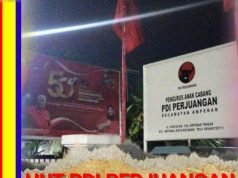 PDIP Mataram Bagikan 1.000 Bendera