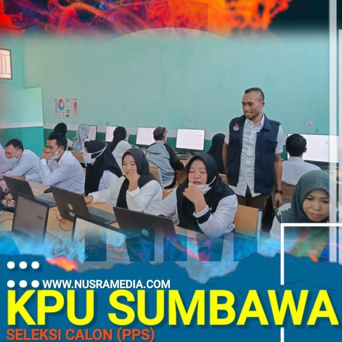 1.258 Peserta Calon PPS KPU Sumbawa Ikuti Tes Tulis Berbasis Komputer