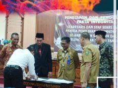 KPU Sumbawa Tetapkan Sekretaris dan Staf Sekretariat PPK