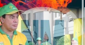 Ketua DPRD Sumbawa Semangati dan Support Pasukan Kirab Bendera Pataka