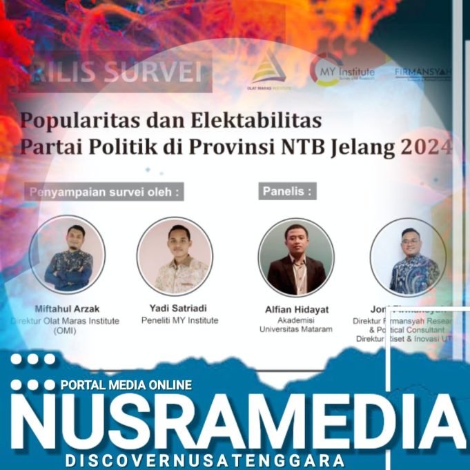 Hasil Survei OMI dan MY Institute : Parpol Senior Masih Menguasai “Percaturan” Politik NTB