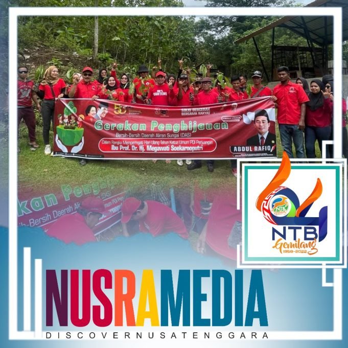 Rutin Setiap Tahun, PDIP Sumbawa Laksanakan Program Penghijauan