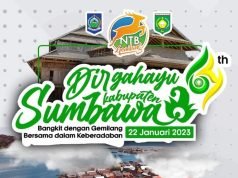GUBERNUR & WAGUB NTB : DIRGAHAYU KABUPATEN SUMBAWA KE-64