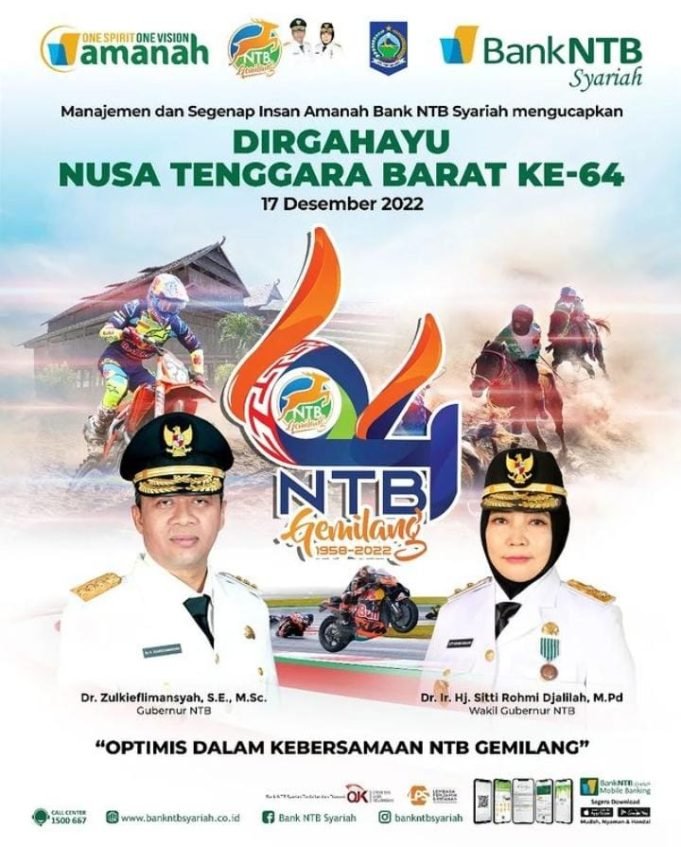 BANK NTB SYARIAH : DIRGAHAYU NTB KE-64