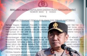 Kapolda NTB Keluarkan Maklumat Antisipasi Isu Penculikan Anak