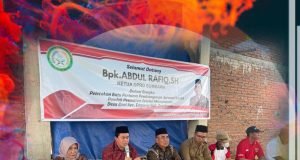 Abdul Rafiq Bantu Pembangunan Ponpes Ishanul Munawarah Empang