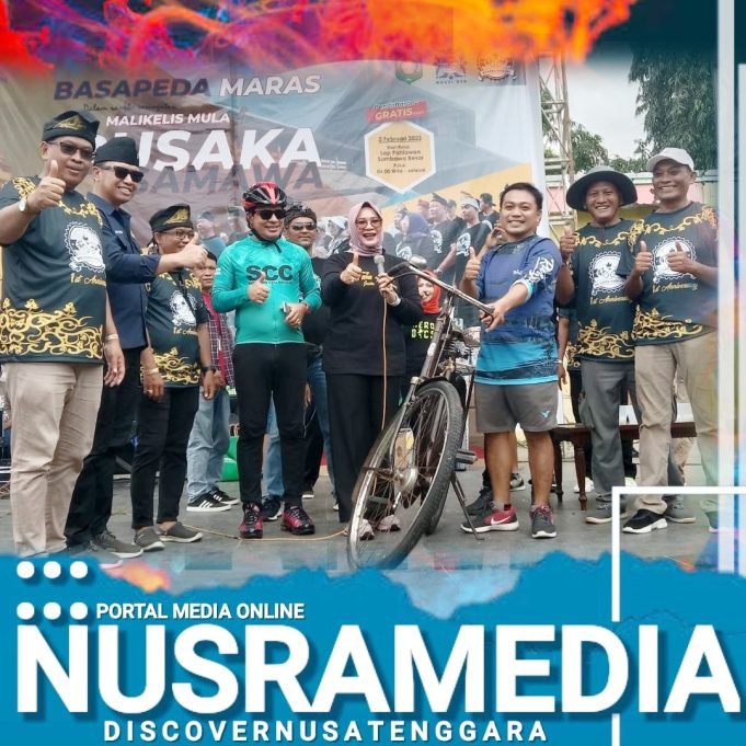 Wabup Sumbawa Canangkan Program Bersepeda ke Kantor dan Sekolah