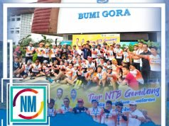 Tempuh Jarak 450 Kilometer, Peserta Rally Sepeda NTB Gemilang Disambut Meriah