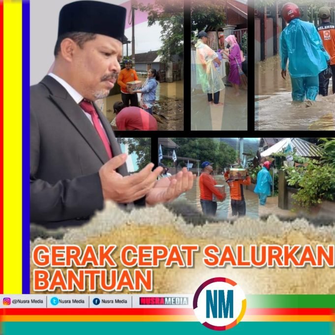 Kepedulian Nyata Johan Rosihan Untuk Korban Banjir di KSB : “Saya Turut Berduka, Semoga Segera Surut”