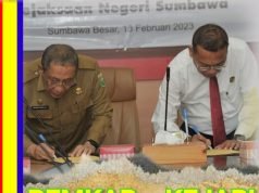 Bupati dan Kajari Sumbawa Teken Kerjasama