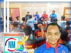 Berlaga di Porprov XI NTB, Ketua KONI Lepas Tim Sepak Bola Sumbawa : “Kekompakkan Itu Wajib”