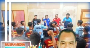 Berlaga di Porprov XI NTB, Ketua KONI Lepas Tim Sepak Bola Sumbawa : “Kekompakkan Itu Wajib”