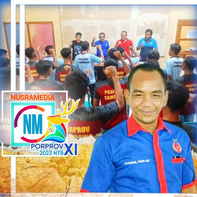 Berlaga di Porprov XI NTB, Ketua KONI Lepas Tim Sepak Bola Sumbawa : “Kekompakkan Itu Wajib”