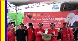 Ketua PDIP NTB Salurkan Bantuan Bagi Korban Banjir KSB