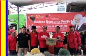 Ketua PDIP NTB Salurkan Bantuan Bagi Korban Banjir KSB