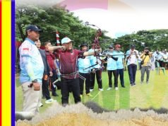 Tembakan Pertama Musyafirin Tandai Dimulainya Pertandingan Cabor Panahan