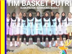 Porprov XI NTB 2023, Tim Basket Putri KSB Tekuk Lombok Tengah