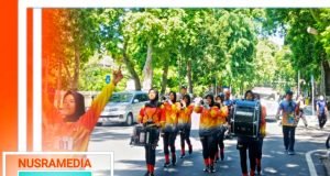 Pertama Kali Ikut Poprov, Drum Band Putri Lombok Utara Raih Perak