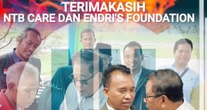 NTB Care dan Endri’s Foundation Ikhtiarkan Bantuan Kursi Roda Bagi Kabupaten/Kota se-NTB