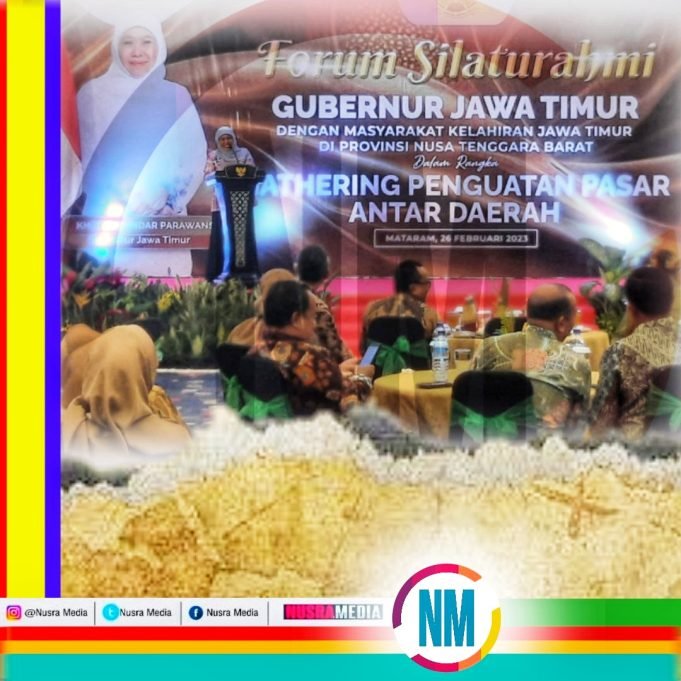Gubernur Khofifah Silaturahmi dengan Warga Jawa Timur di NTB