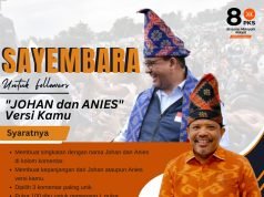 JR Gelar Sayembara : Yuk, Buat Kepanjangan “JOHAN dan ANIES” Versi Kamu !