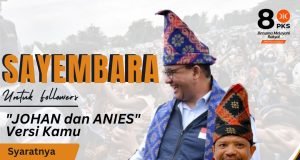 JR Gelar Sayembara : Yuk, Buat Kepanjangan “JOHAN dan ANIES” Versi Kamu !