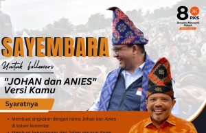 JR Gelar Sayembara : Yuk, Buat Kepanjangan “JOHAN dan ANIES” Versi Kamu !