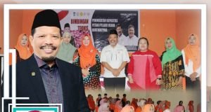 Johan Rosihan Bersama Wabup Novi Buka Bimtek di Sumbawa