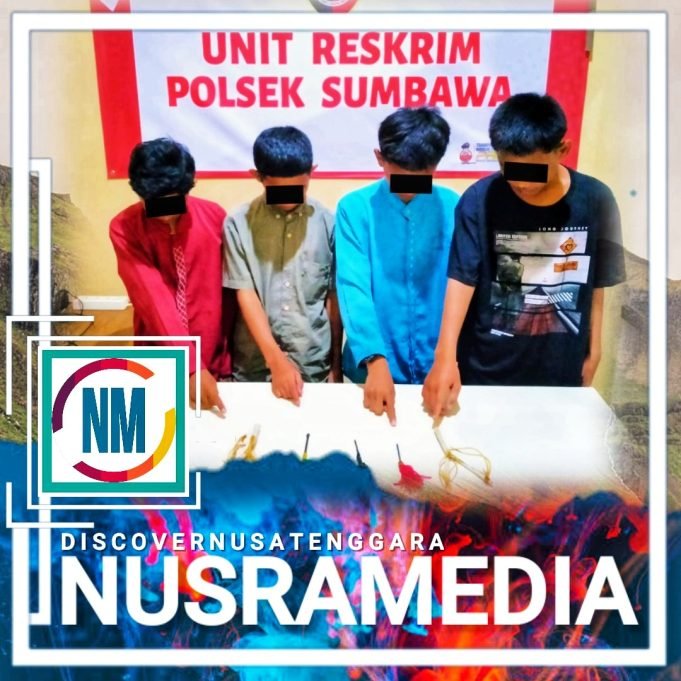 Bawa Ketapel dan Anak Panah, Empat Pelajar SMP Diamankan Polisi