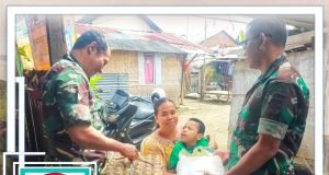 Kepedulian Nyata TNI, Anak Cacat di Samapuin Ini Ucap Terimakasih Meneteskan Air Mata