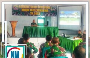 Tingkatkan Kemampuan Apter, Kodim 1607/Sumbawa Gelar LTT