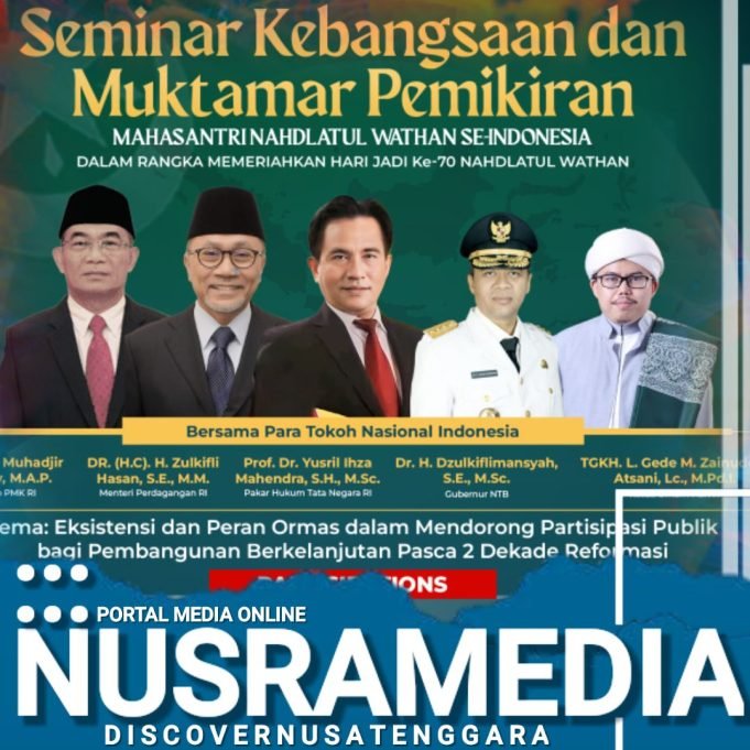 Seminar Kebangsaan Hari Jadi NW ke 70 Hadirkan Sejumlah Tokoh Nasional