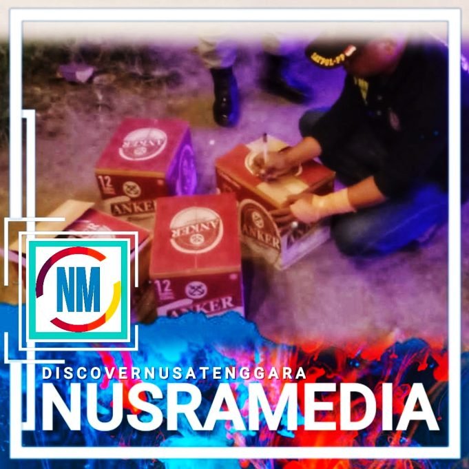 Ratusan Botol Miras Disita Satpol PP Sumbawa
