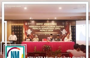 Rakor Penyusunan DPS, Ketua KPU NTB : Data Pemilih Harus Valid!