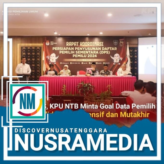 Rakor Penyusunan DPS, Ketua KPU NTB : Data Pemilih Harus Valid!