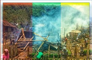 BPBD Sumbawa Salurkan Bantuan Bagi Korban Kebakaran di Desa Tepal