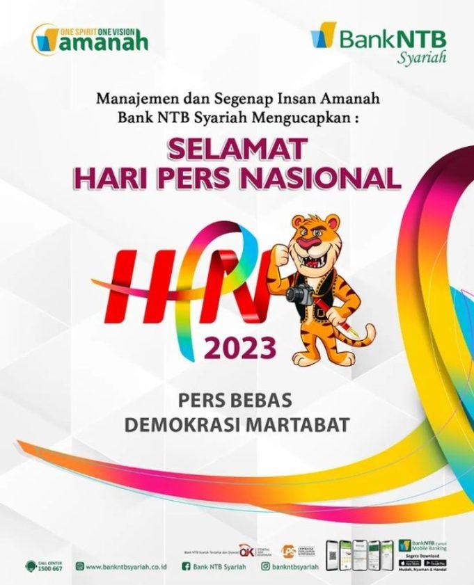 BANK NTB SYARIAH : SELAMAT HARI PERS NASIONAL 2023