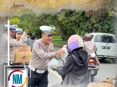 Satlantas Polres Sumbawa Berbagi