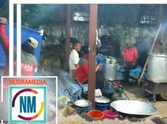 Pemkab Sumbawa Dirikan Tenda Pengungsi dan Dapur Umum