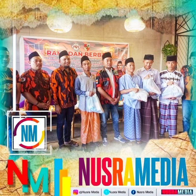 Sasar Anak Yatim, MPW PP NTB dan MPC PP Mataram Berbagi