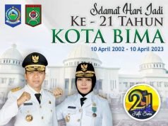 GUBERNUR DAN WAKIL GUBERNUR NTB : SELAMAT HARI JADI KOTA BIMA KE-21