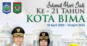 GUBERNUR DAN WAKIL GUBERNUR NTB : SELAMAT HARI JADI KOTA BIMA KE-21