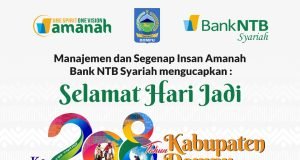BANK NTB SYARIAH : SELAMAT HARI JADI KABUPATEN DOMPU KE-208