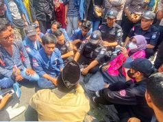 DPRD NTB “Digedor”, Isvie Rupaeda Didampingi Najamuddin Temui Massa Aksi