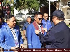 Diiringi Ribuan Kader, Demokrat NTB Wajibkan Diri Jadi Pemenang Pileg 2024