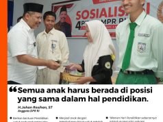 Johan Rosihan Berikan Bantuan Dana Pendidikan Untuk Anak Petani dan Nelayan di Pulau Sumbawa