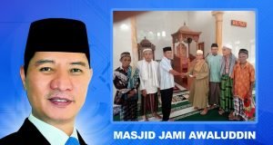 Terus Tebarkan Kebaikan di Jum’at Berkah, Kini Giliran Masjid Jami Awaluddin Disasar HMS