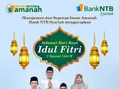 BANK NTB SYARIAH : SELAMAT HARI RAYA IDUL FITRI 1 SYAWAL 1444 H