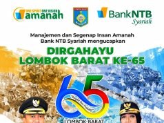 BANK NTB SYARIAH : DIRGAHAYU LOMBOK BARAT KE-65